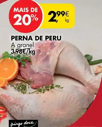 Pingo Doce PERNA DE PERU A granel promoção