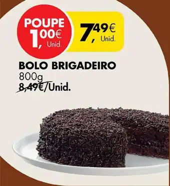 Pingo Doce BOLO BRIGADEIRO 800g promoção