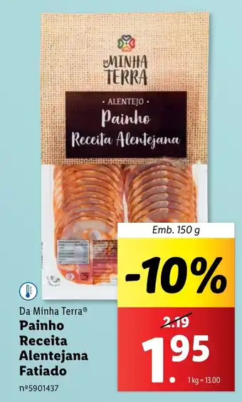 Lidl Da Minha Terra Painho Receita Alentejana Fatiado Emb. 150 g promoção