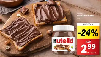 Lidl Nutella Creme de Avelãs Emb. 350 g promoção