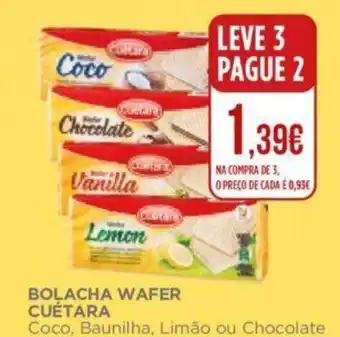 El Corte Inglés Bolacha Wafer Cuétara promoção