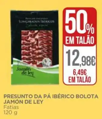Presunto da Pá Ibérico Bolota Jamón de Ley 120g