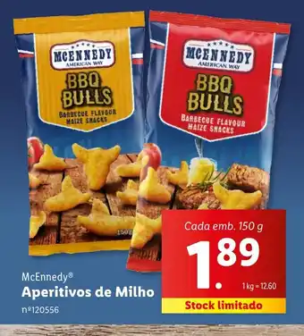 Lidl McEnnedy Aperitivos de Milho Cada emb. 150 g promoção