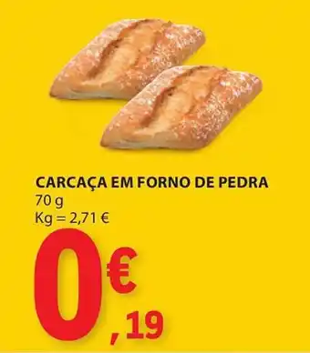 E.Leclerc CARCAÇA EM FORNO DE PEDRA 70 g promoção