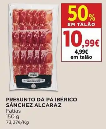 Supercor PRESUNTO DA PÁ IBÉRICO SÁNCHEZ ALCARAZ Fatias 150 g promoção