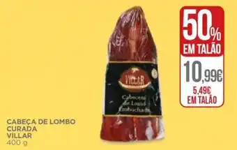 El Corte Inglés Cabeça de Lombo Curada Villar 400g promoção