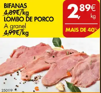 Pingo Doce Bifanas Lombo de Porco promoção