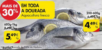 Pingo Doce Dourada 600g-1kg promoção