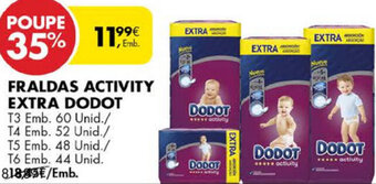 Pingo Doce Fraldas Activity Extra Dodot promoção