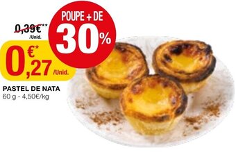 Intermarché Pastel de Nata 60g promoção