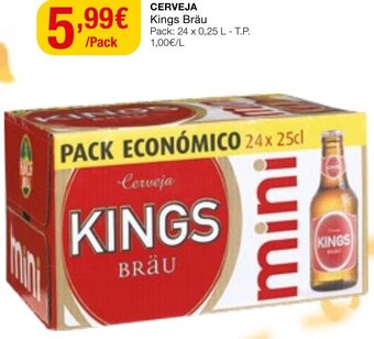 Cerveja Kings Bräu 24x0,25L