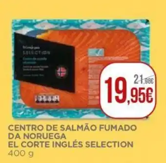 Centro de Salmão Fumado da Noruega el Corte Inglés Selection 400g