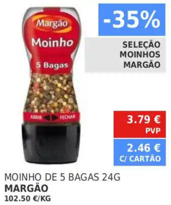 Moinho de 5 Bagas Margão 24g