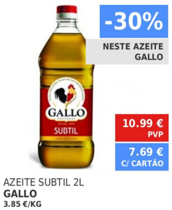 Minipreço Azeite Subtil Gallo 2L promoção
