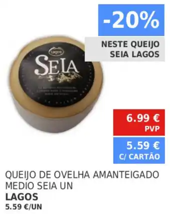 Minipreço Queijo de Ovelha Amanteigado Medio Seia UN Lagos promoção