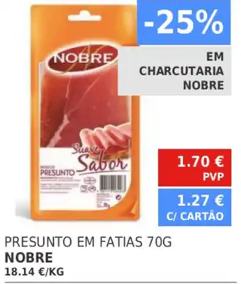 Presunto em Fatias Nobre 70g