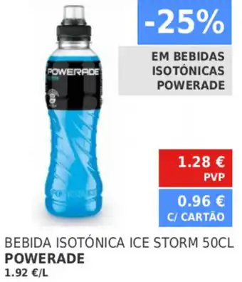Minipreço Bebida Isotónica Ice Storm Powerade 50cl promoção