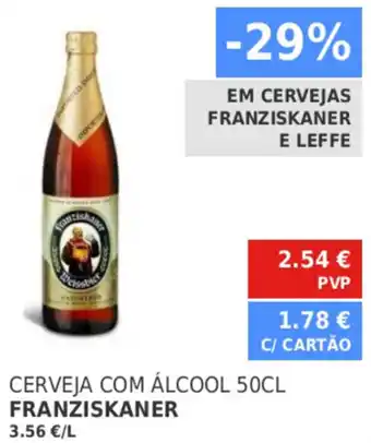 Cerveja com Álcool Franziskaner 50cl