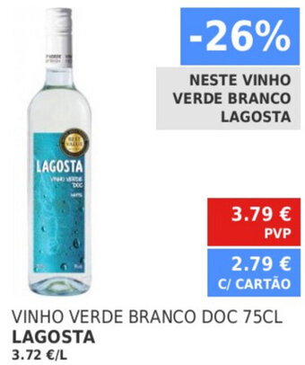 Vinho Verde Branco DOC Lagosta 75cl