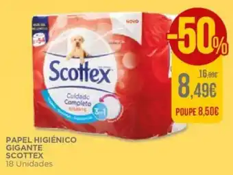 El Corte Inglés Papel Higiénico Gigante Scottex promoção