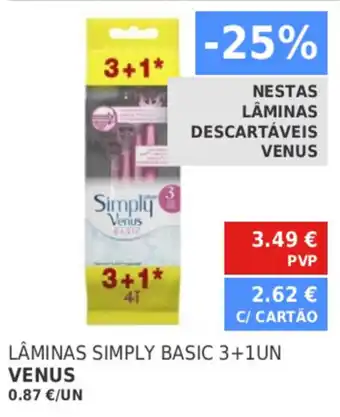 Lâminas Simply Basic 3+1UN Venus