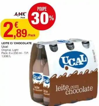 Intermarché Leite C/Chocolate Ucal 6x250ml promoção