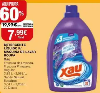 Intermarché Detergente Líquido p/Máquina de Lavar Roupa Xau 70 Doses promoção