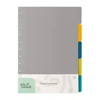 Continente Separadores A4 5 Divisórias para Caderno Smart promoção