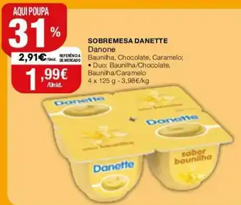 Intermarché Sobremesa Banette Danone 4x125g promoção