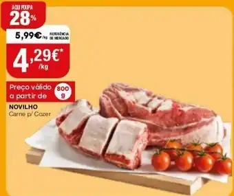 Intermarché Novilho Carne p/Cozer 800g promoção