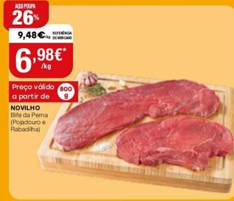 Intermarché Novilho Bife da Perna 800g promoção