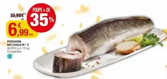 Intermarché Pescada do Chile N°3 800g promoção