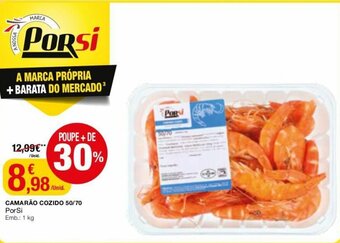 Intermarché Camarão Cozido 50/70 PorSi promoção