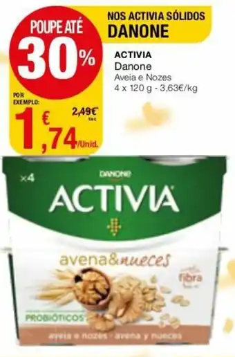 Intermarché Activia Danone 4x120g promoção