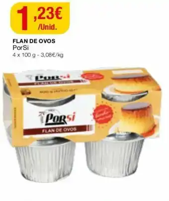 Flan de Ovos PorSi 4x100g