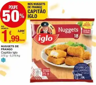 Intermarché Nuggets de Frango Capitão Iglo 375g promoção