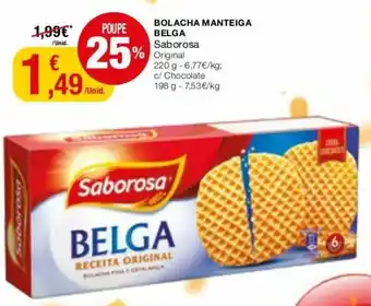 Intermarché Bolacha Mateiga Belga Saborosa 220g promoção