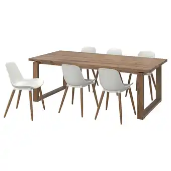 IKEA MÖrbylÅnga / grÖnsta Mesa e 6 cadeiras, 220x100 cm promoção