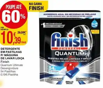 Intermarché Detergente em Pastilhas P/ Máquina de Lavar Loiça Finish 54 Pastilhas promoção