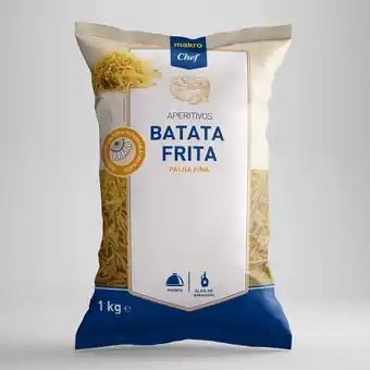 Makro METRO Chef Batata Frita Palha Fina Com Sal 1 Kg promoção