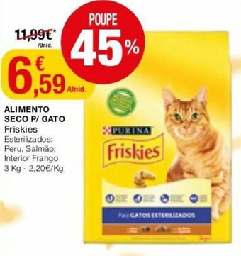 Intermarché Alimento Seco P/ Gato Friskies 3kg promoção