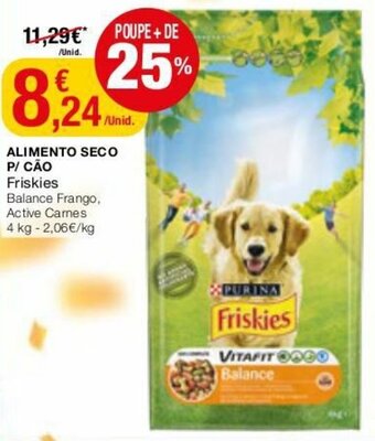Intermarché Alimento Seco P/ Cão Friskies 4kg promoção