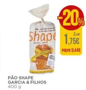 Pão Shape Garcia & Filhos 400g