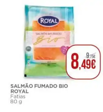 El Corte Inglés Salmão Fumado Bio Royal 80g promoção