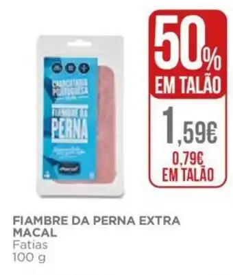 El Corte Inglés Fiambre da Perna Extra Macal 100g promoção
