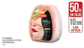 El Corte Inglés Fiambre da Perna Extra Porminho promoção
