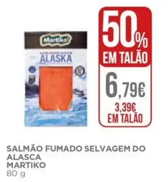 El Corte Inglés Salmão Fumado Selvagem do Alasca Martiko 80g promoção