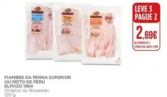 El Corte Inglés Faimbre da Perna Superior Ou Peito de Peru Elpozo 1954 120g promoção
