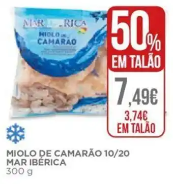 El Corte Inglés Miolo de Camarão 10/20 mar Ibérica 300g promoção
