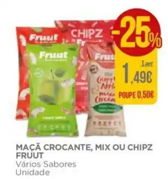 El Corte Inglés Maçã Crocante, Mix ou Chipz Fruut promoção
